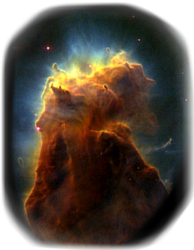 photo of top of eagle nebula